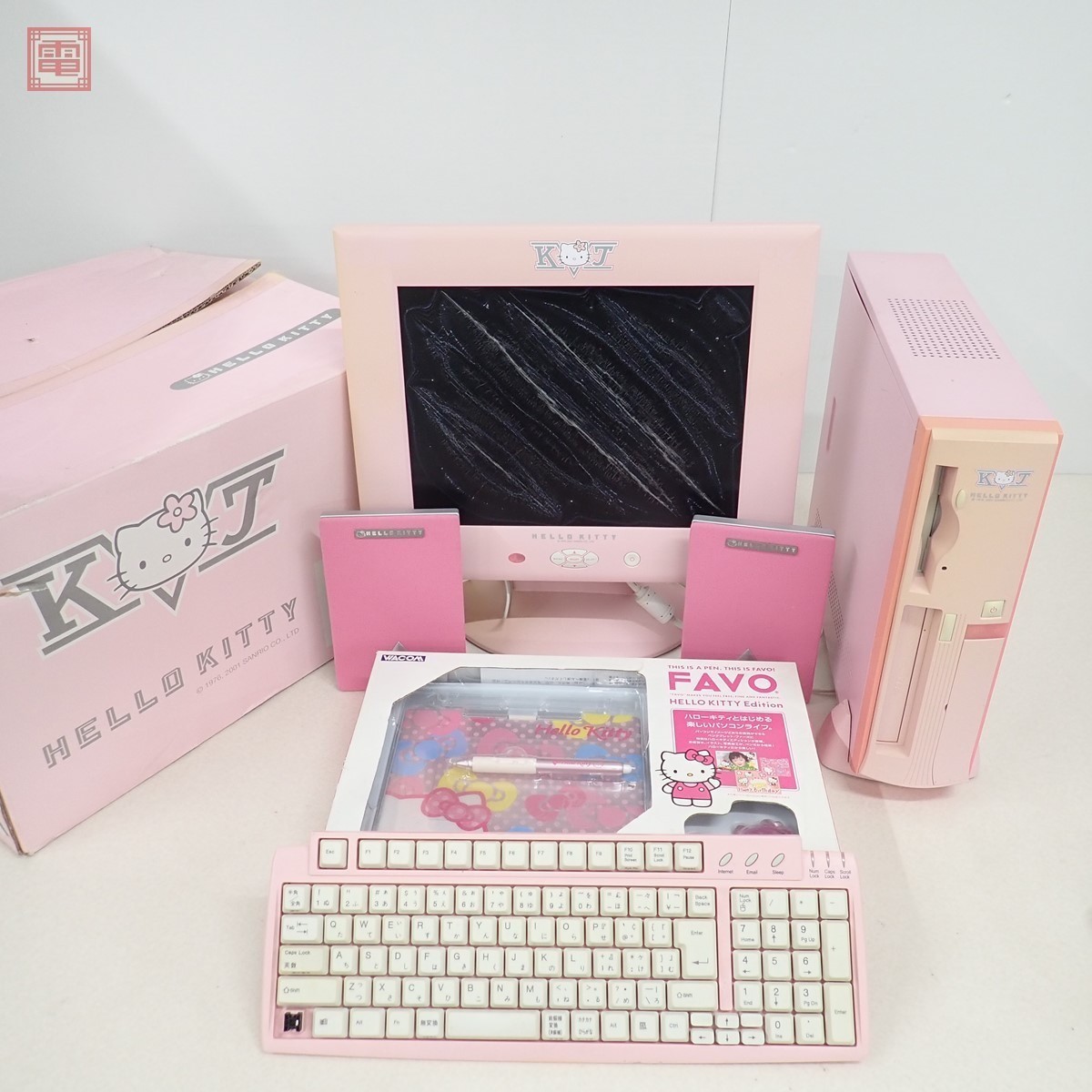 Official Hello Kitty Retro Sanrio PC - Windows ME Japanese - Full set / Working