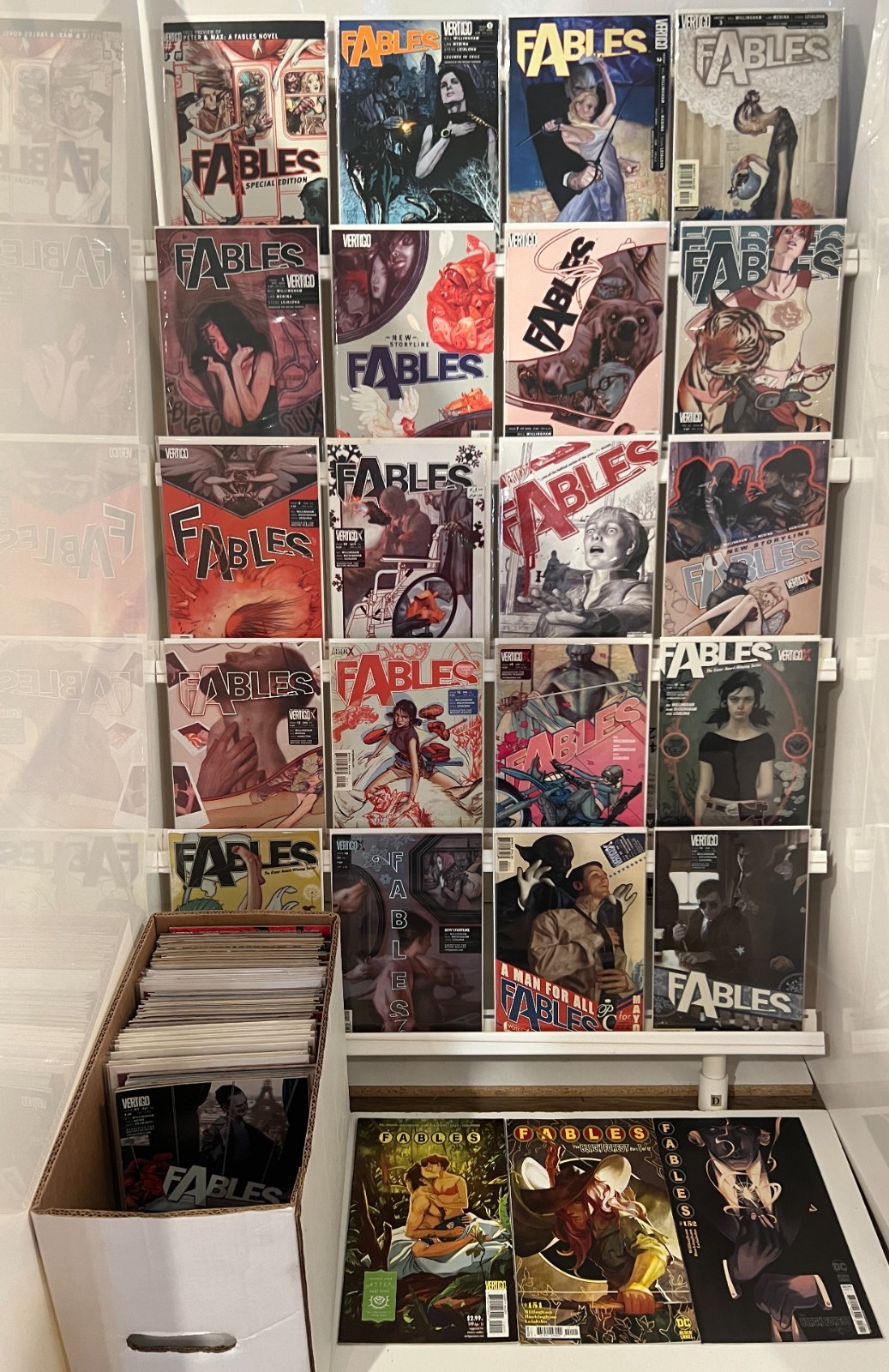 221 FABLES #1-152 + JACK FABLES #1-50 RUNS (-21) + MINIS DC WILLINGHAM 2001-2017