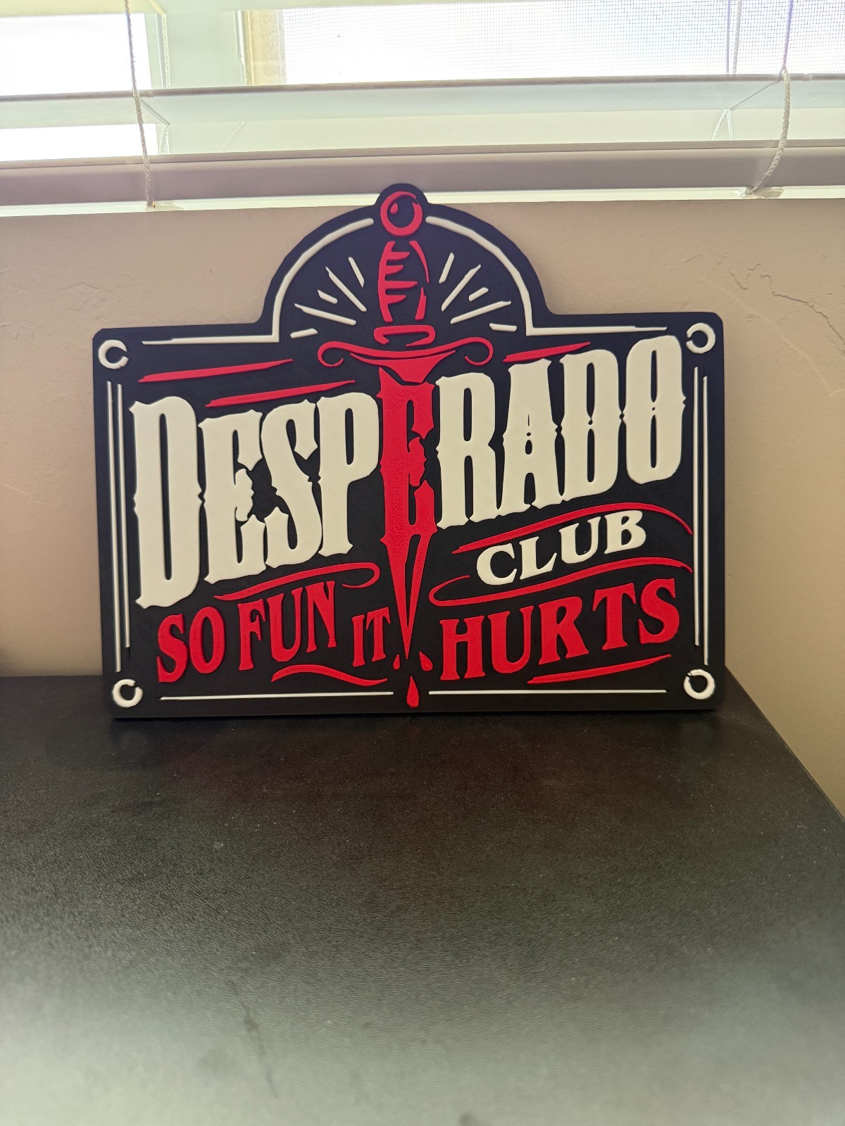 Dungeon Crawler Carl The Desperado Club Sign 