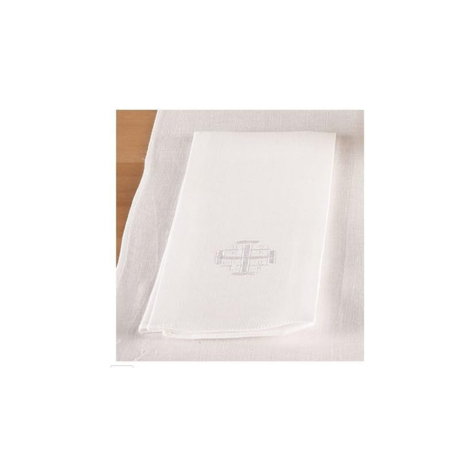 Cambridge 4 Pack of 100% Altar Linen Purificator, Clear
