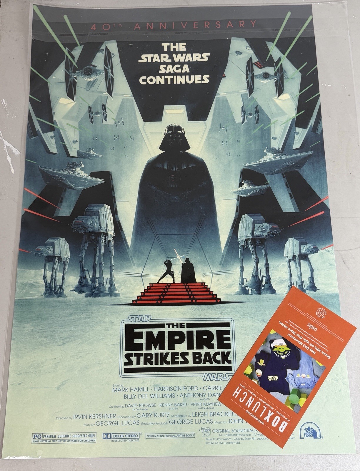 Star Wars x Matt Ferguson The Empire Strikes Back 40th Anniversary Print Mondo