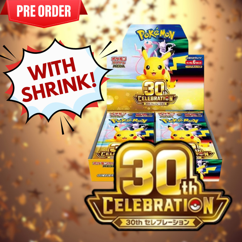 PRE-SALE Pokemon | 30th Celebration Anniversary Japanese Box SEALED with SHRINK