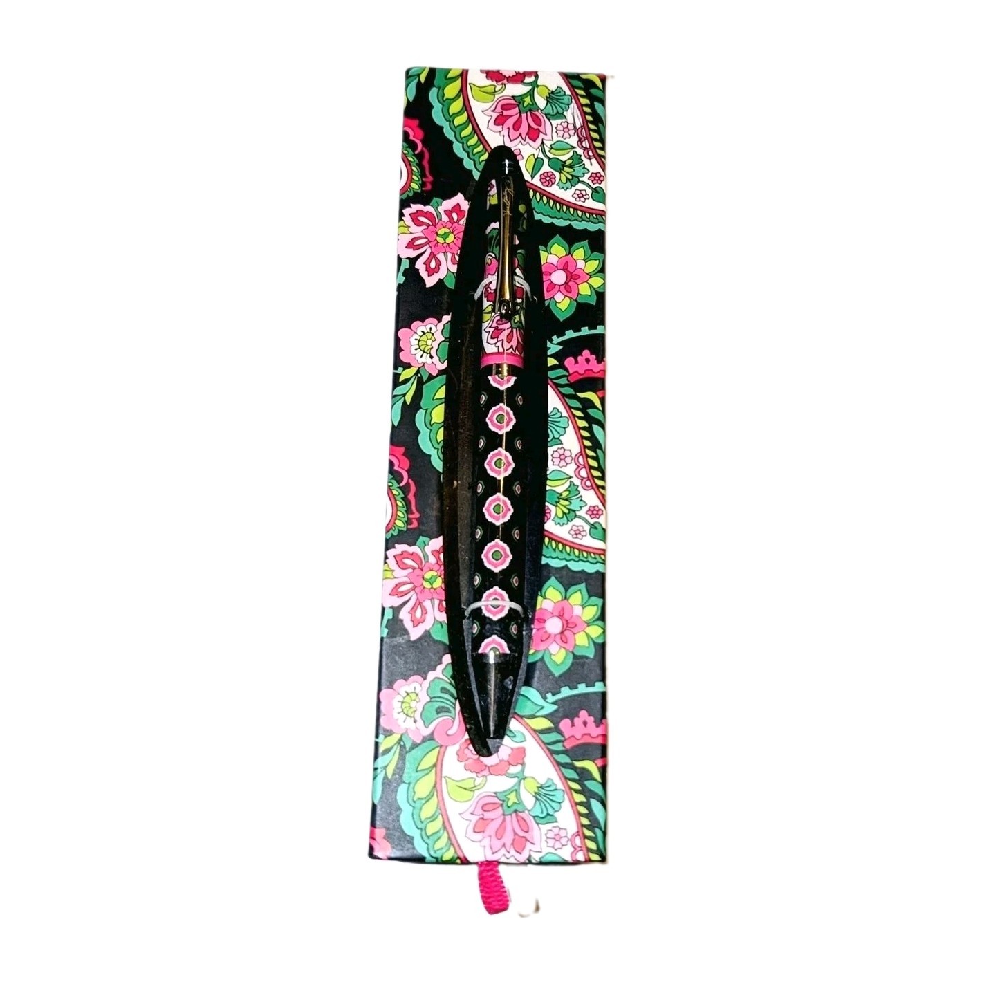 Vera Bradley Ball Point Pen Petal Paisley NEW in Box Ballpoint 2014 Retired HTF