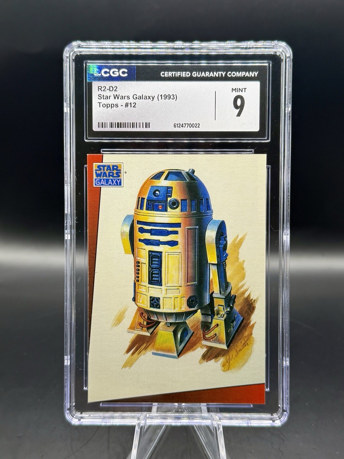 CGC 9 R2-D2 1993 Topps Star Wars Galaxy #12