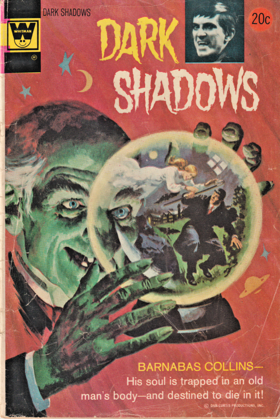 DARK SHADOWS #25   BARNABAS COLLINS  GOLD KEY [WHITMAN VARIANT]  1974
