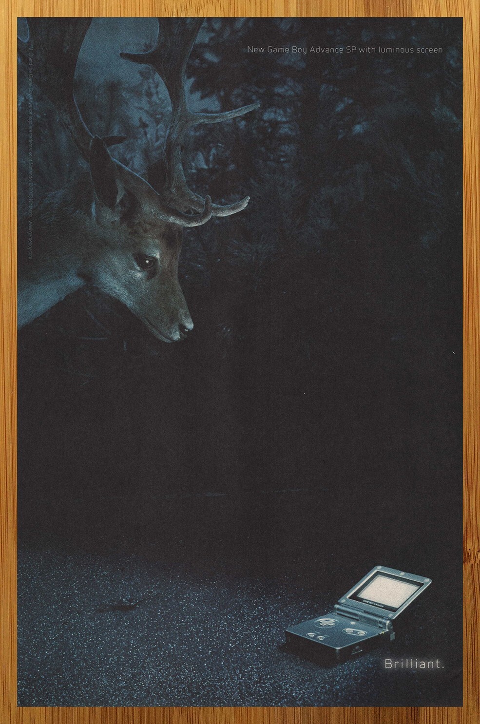 2003 GBA Game Boy Advance SP Console/System Print Ad/Poster Authentic Promo Art