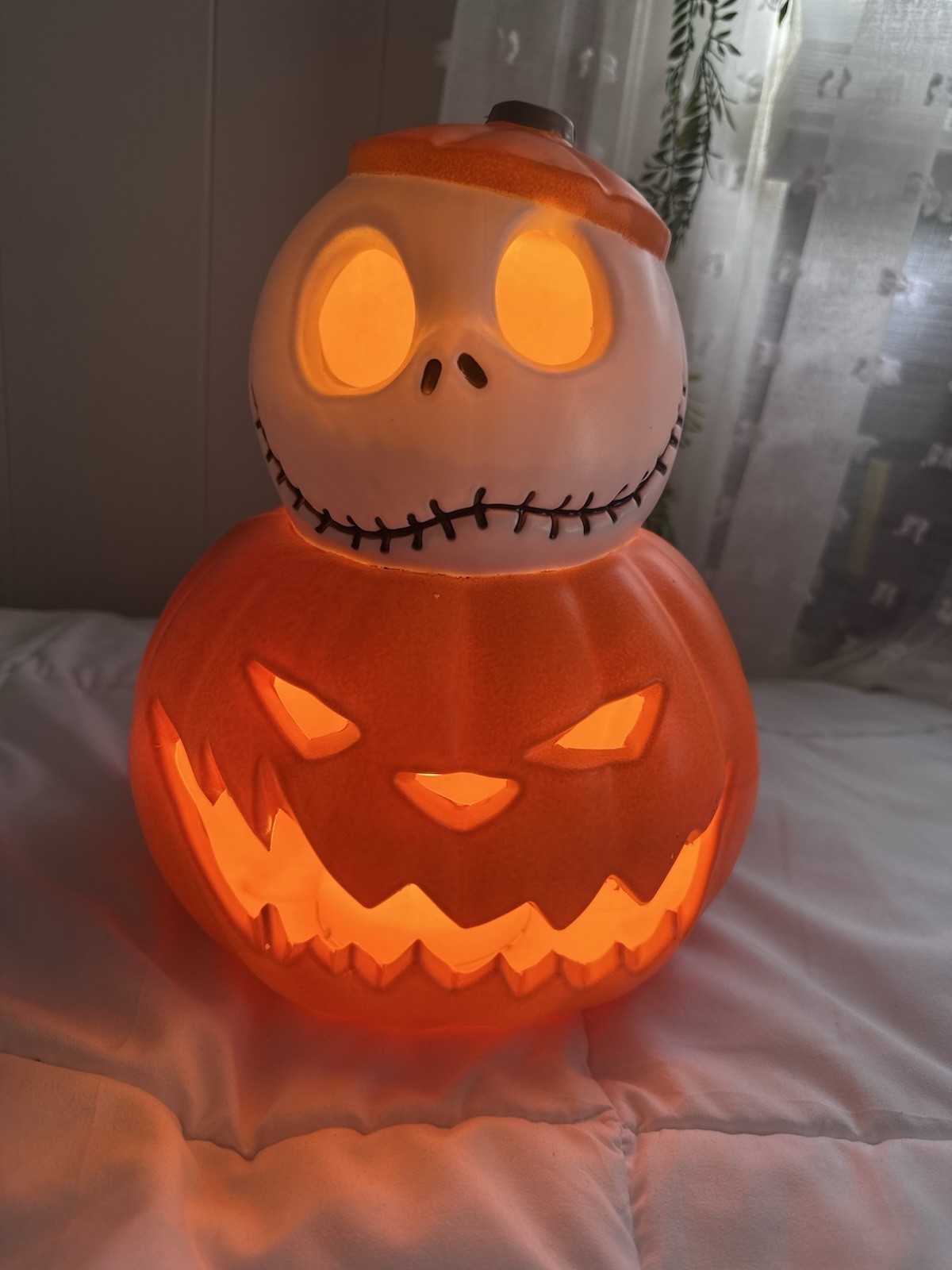 Nightmare Before Christmas Jack Skellington Pumpkin Light-Up