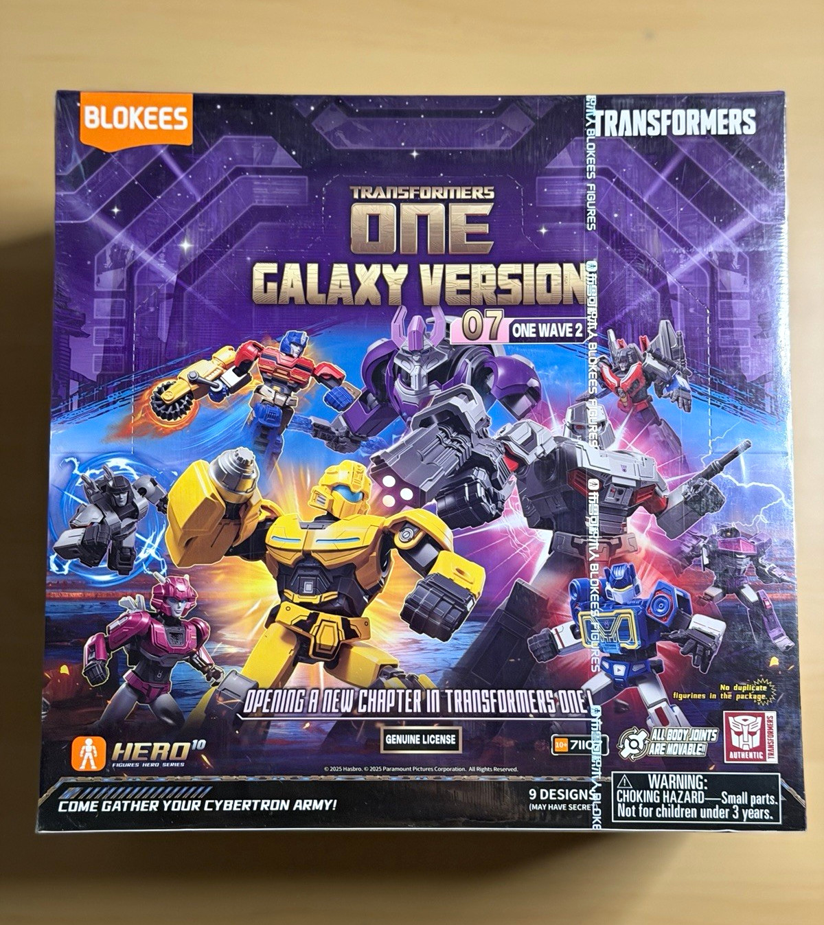 Blokees Transformers Galaxy Version 07 One Wave 2 Sealed Case 9 Blind Boxes