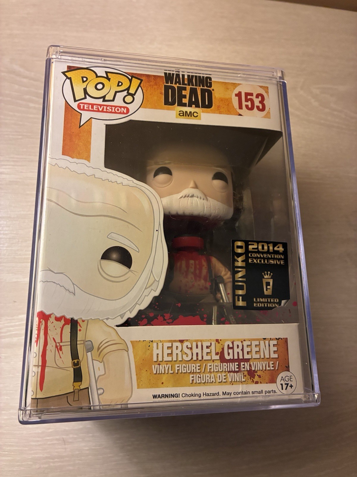 Funko Pop The Walking Dead Headless Hershel Greene #153 (Damaged)