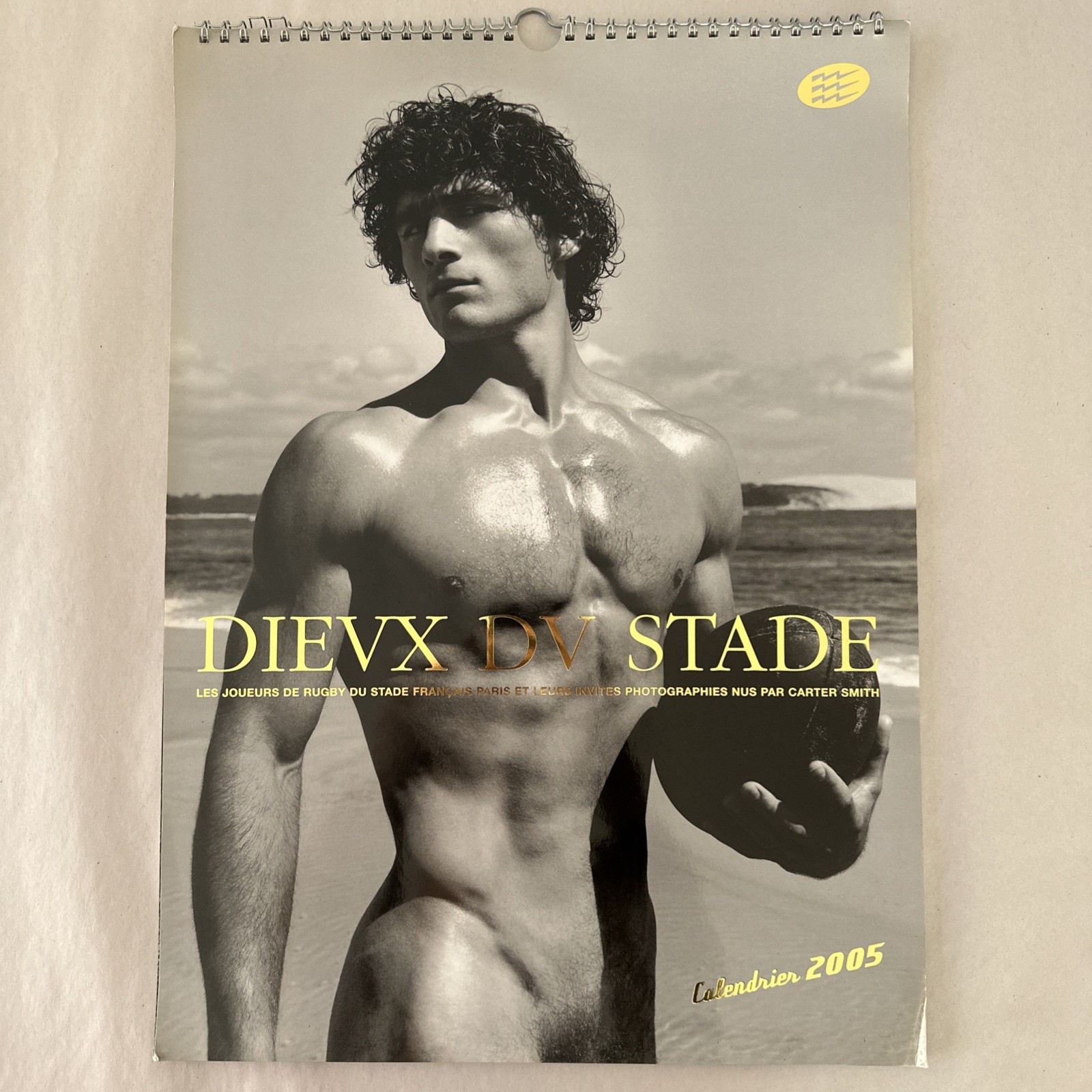 Vintage DIEUX DU STADE 2005 European Rugby Players Wall Art Calender