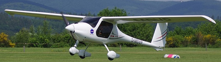 Virus Pipistrel Slovenia Light Airplane Wood Model Replica Large 