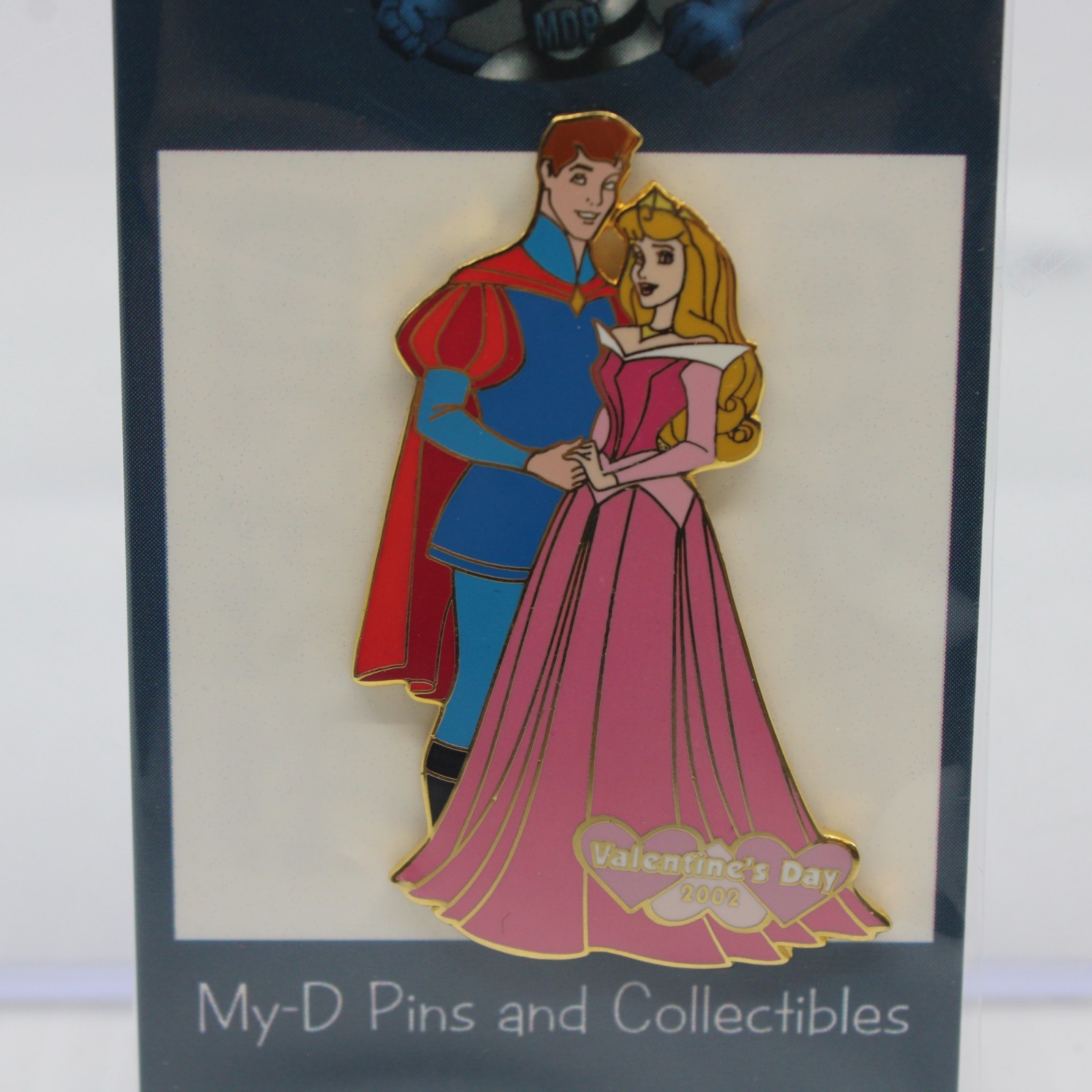 A5 Disney Auctions LE Pin Valentine's Day 2002 Sleeping Beauty Aurora Phillip