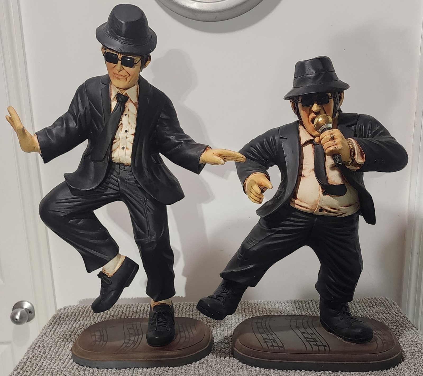 🔥Vintage Blues Brothers Collectible Statues Jake & Ellwood by AAA approx 2ft