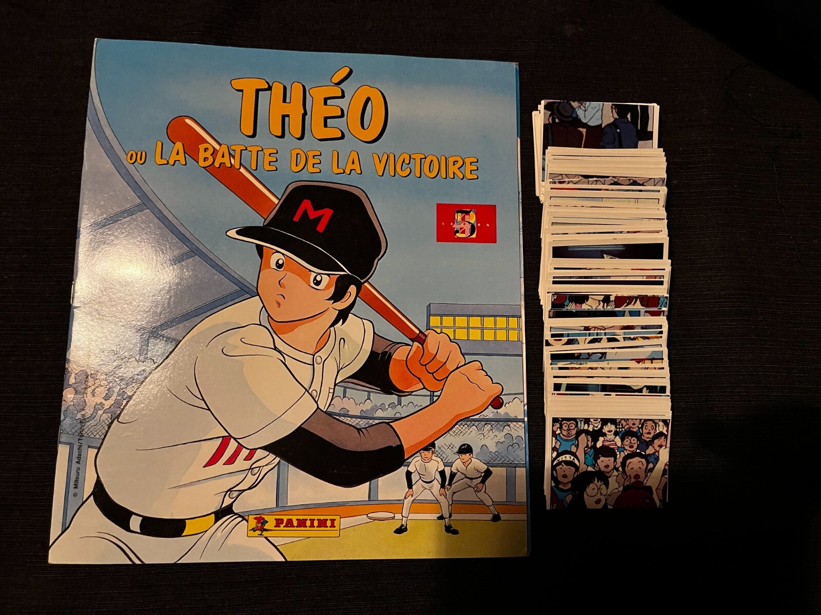 EMPTY ALBUM + COMPLETE SET PANINI THEO THE BAT OF VICTORY 1991 + KDO MINT