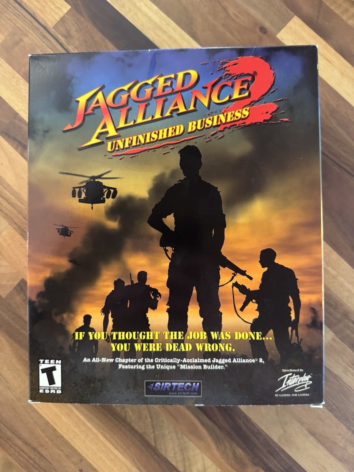 Interplay Computer Game Jagged Alliance 2 - Unfinished Busines Big Box
