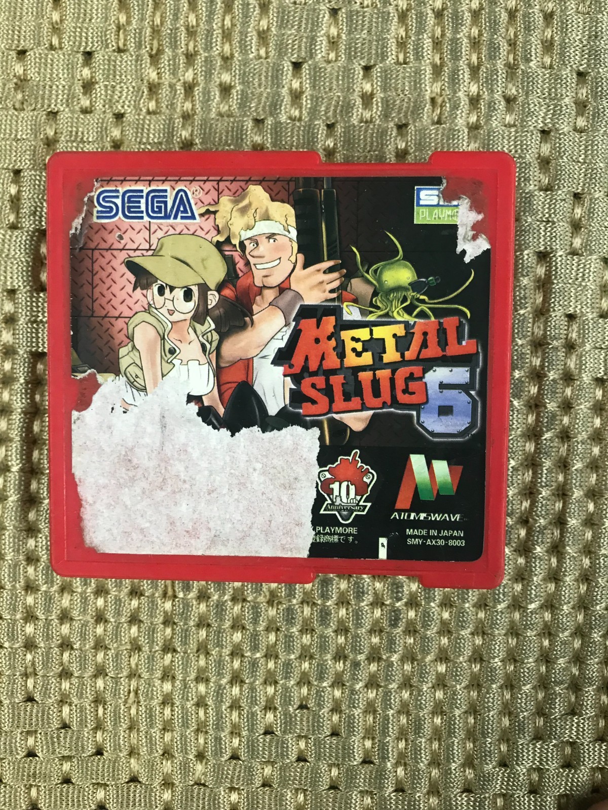Atomiswave sammy converted game card  Metal Slug 6  (without motherboard)