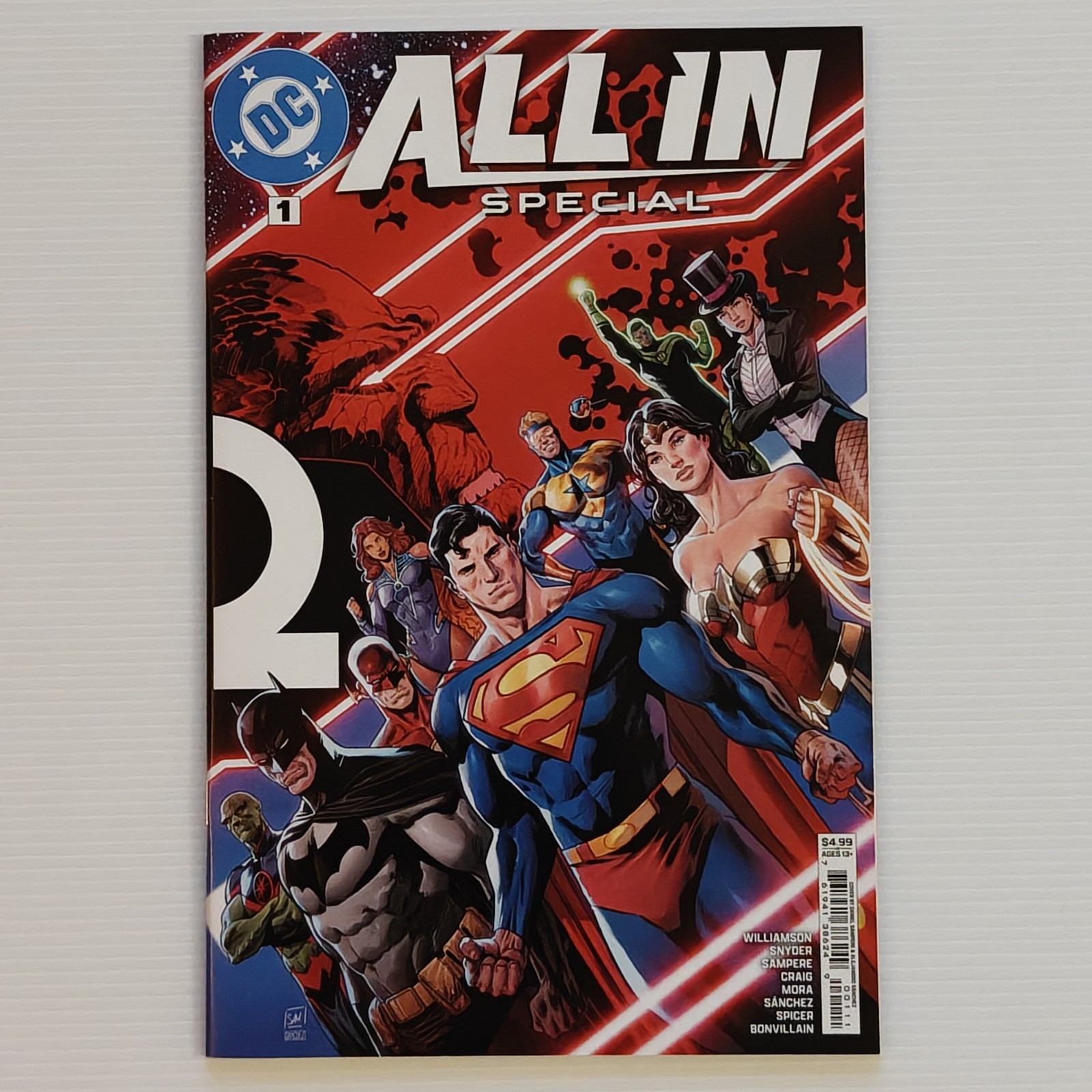 DC All In Special #1 1st Print Alpha Cover Scott Snyder Joshua Williamson NM
