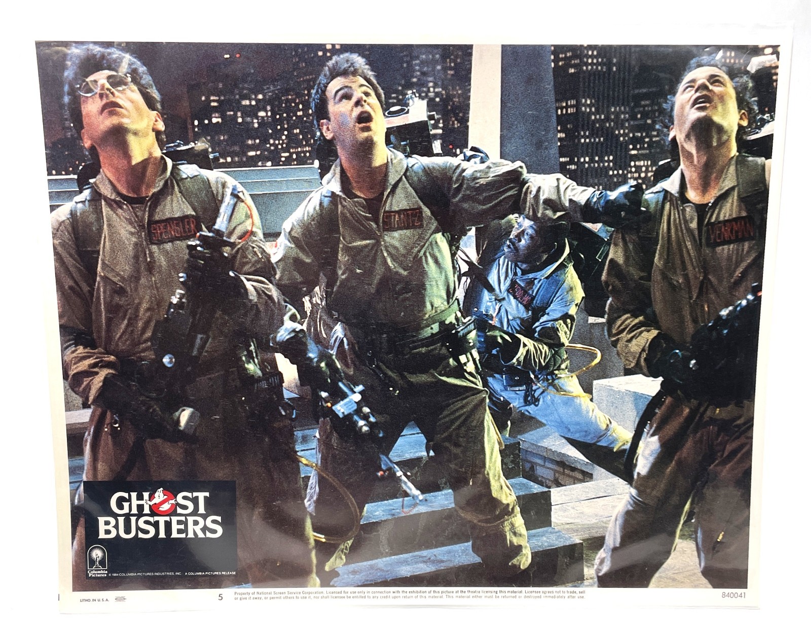 Ghostbusters 1984 Original Lithograph 840041 Columbia Pictures