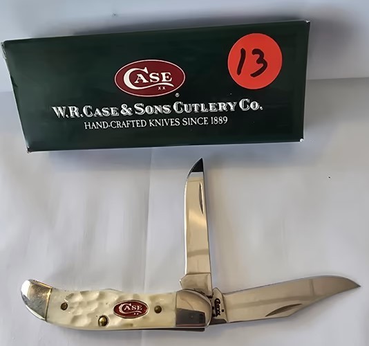 2007 Case XX 06953 Natural Bone Pocket Hunter TH62165 SS 2 Blade Knife NIB