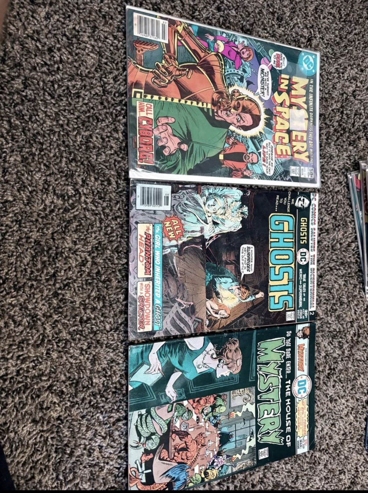 DC Bronze Age Horror Lot of 5 Creature Commandos House of Mystery Ghosts 1976