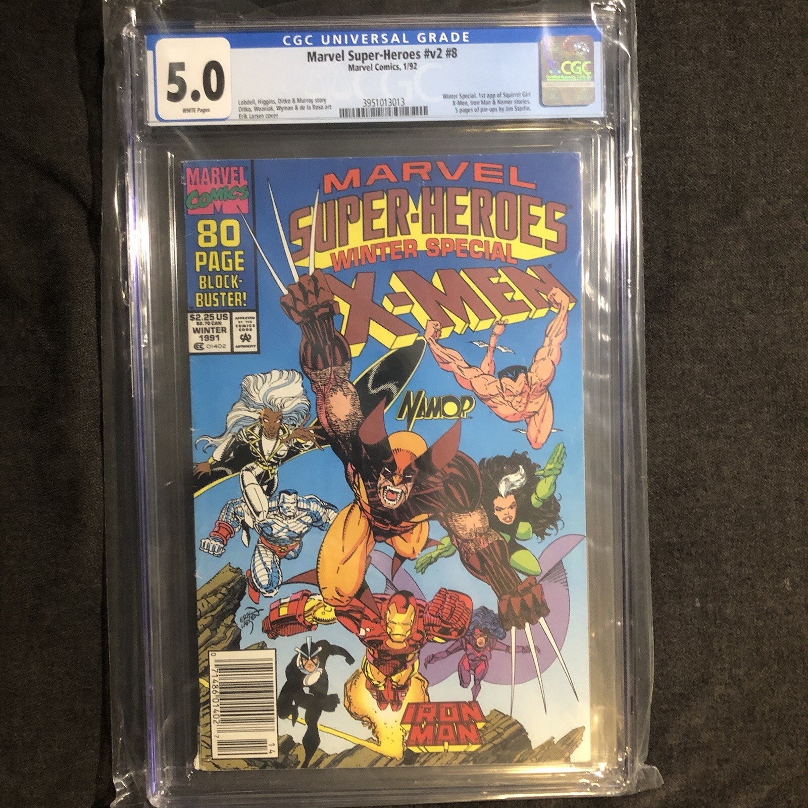 MARVEL SUPER-HEROES V2 #8 CGC 5.0 1ST APPEARANCE SQUIRREL GIRL White pages 1992
