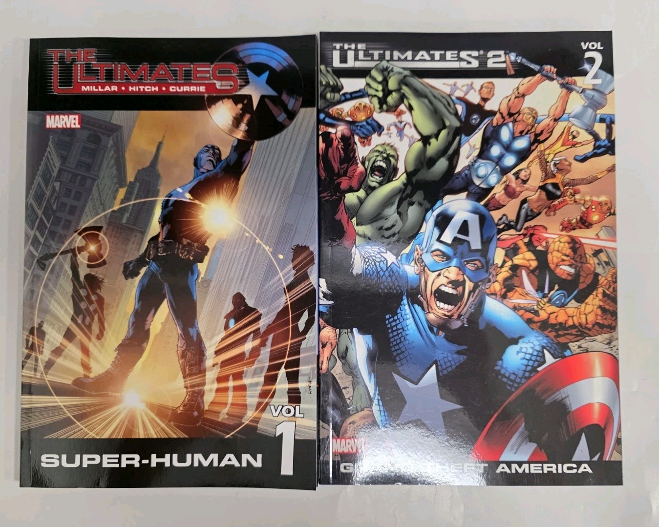The Ultimates - SUPER-HUMAN 1 & GRAND THEFT AMERICA 2 - Graphic Novels TPB