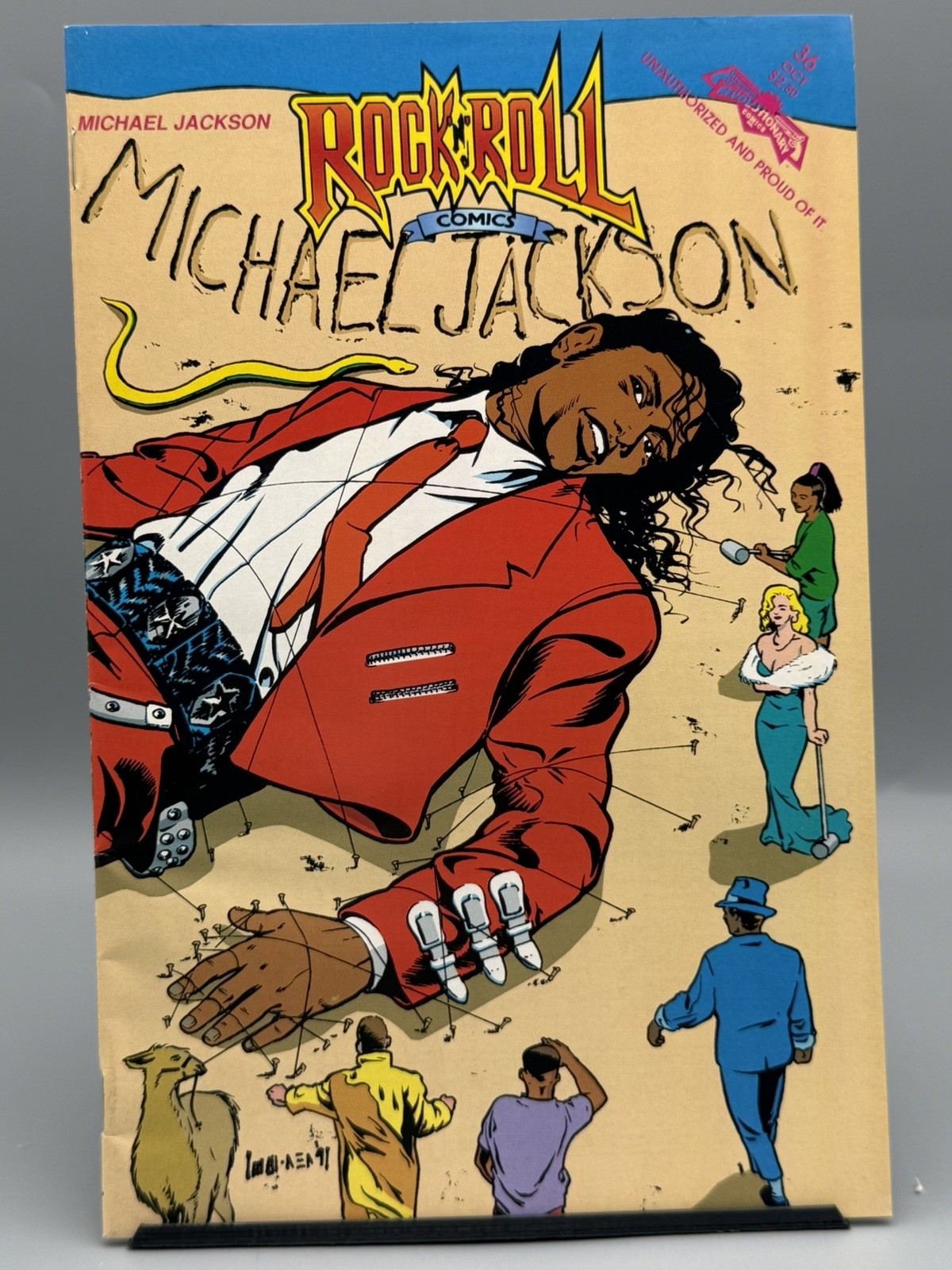 ROCK AND ROLL COMICS #36 UNOFFICIAL BIOGRAPHY OF MICHAEL JACKSON 1ST PRINT 1991