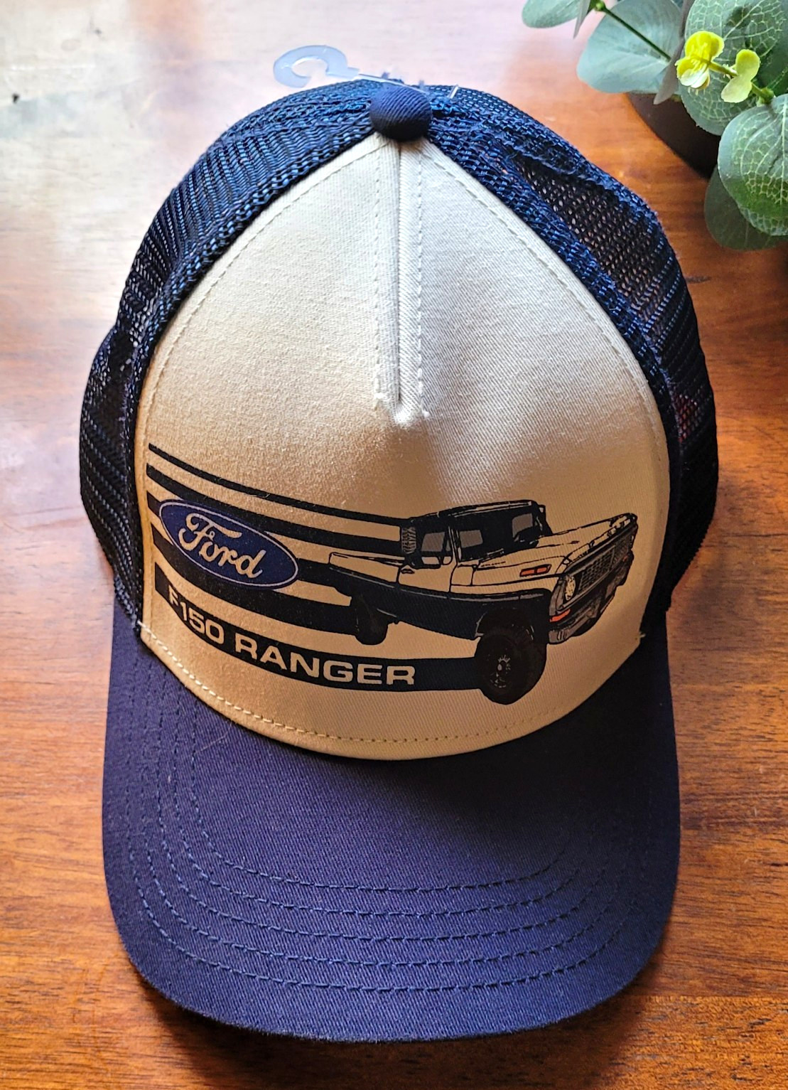 Vintage American Needle Ford F150 Ranger Trucker Mesh Snapback 80\'s Cap