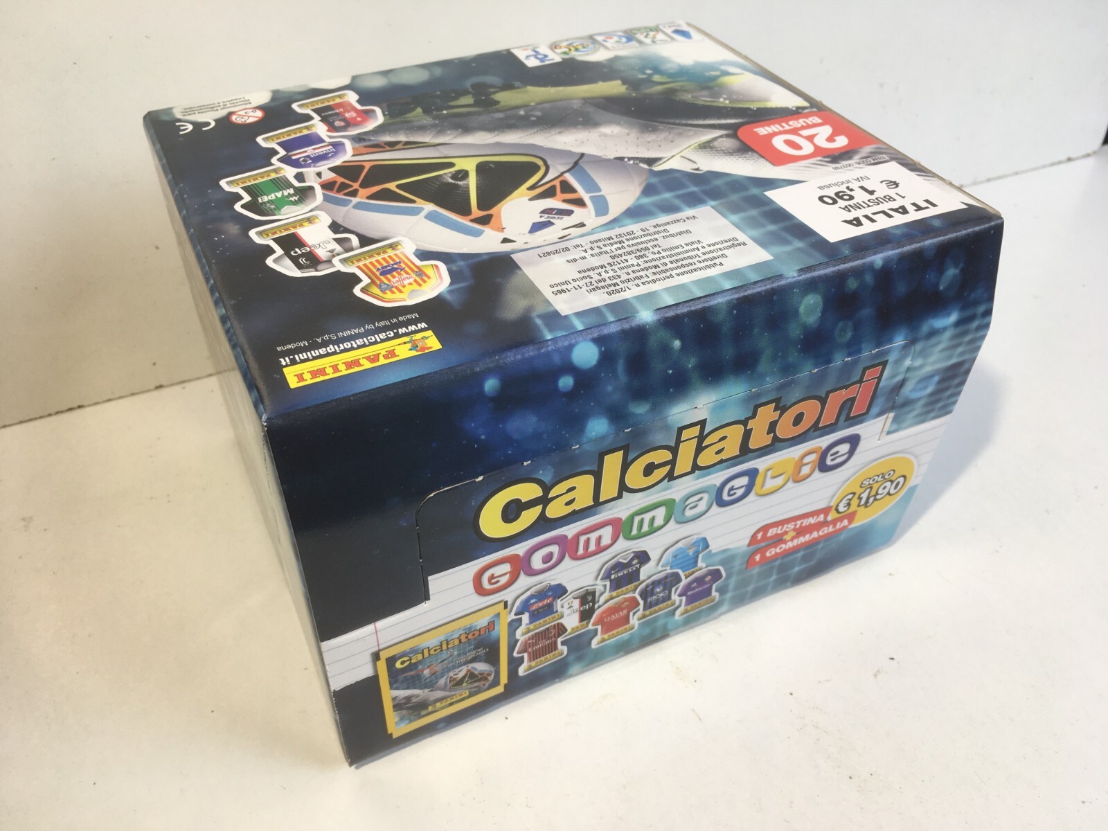 FOOTBALLERS RUBBER 2019-2020 -Panini - BOX 20 SACHETS Figures - Stickers