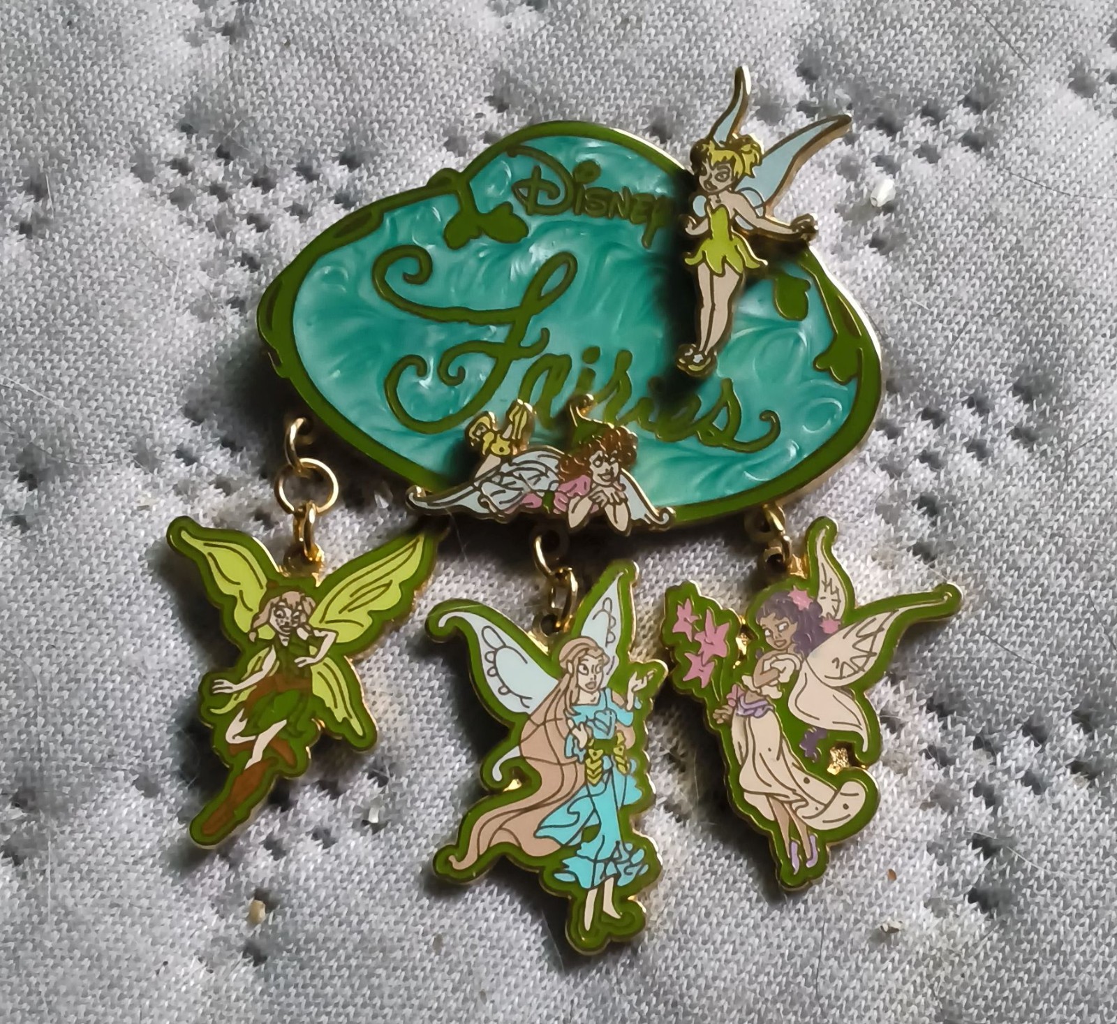 2004 Disney Fairies Tinker Bell Pixie Hollow Dangle Prilla Disney Pin LE 2500