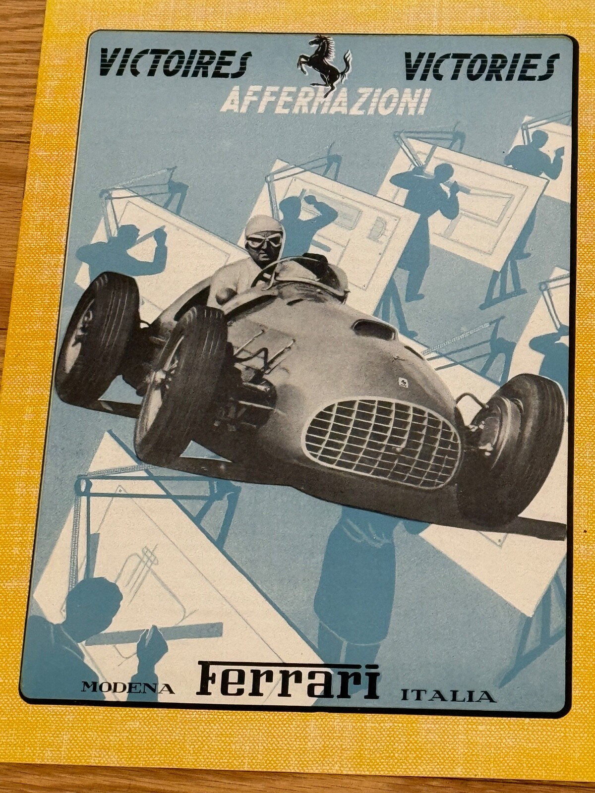 1950 Ferrari Yearbook || Factory Original is $$$$$ . This one is  2nd Printing $
