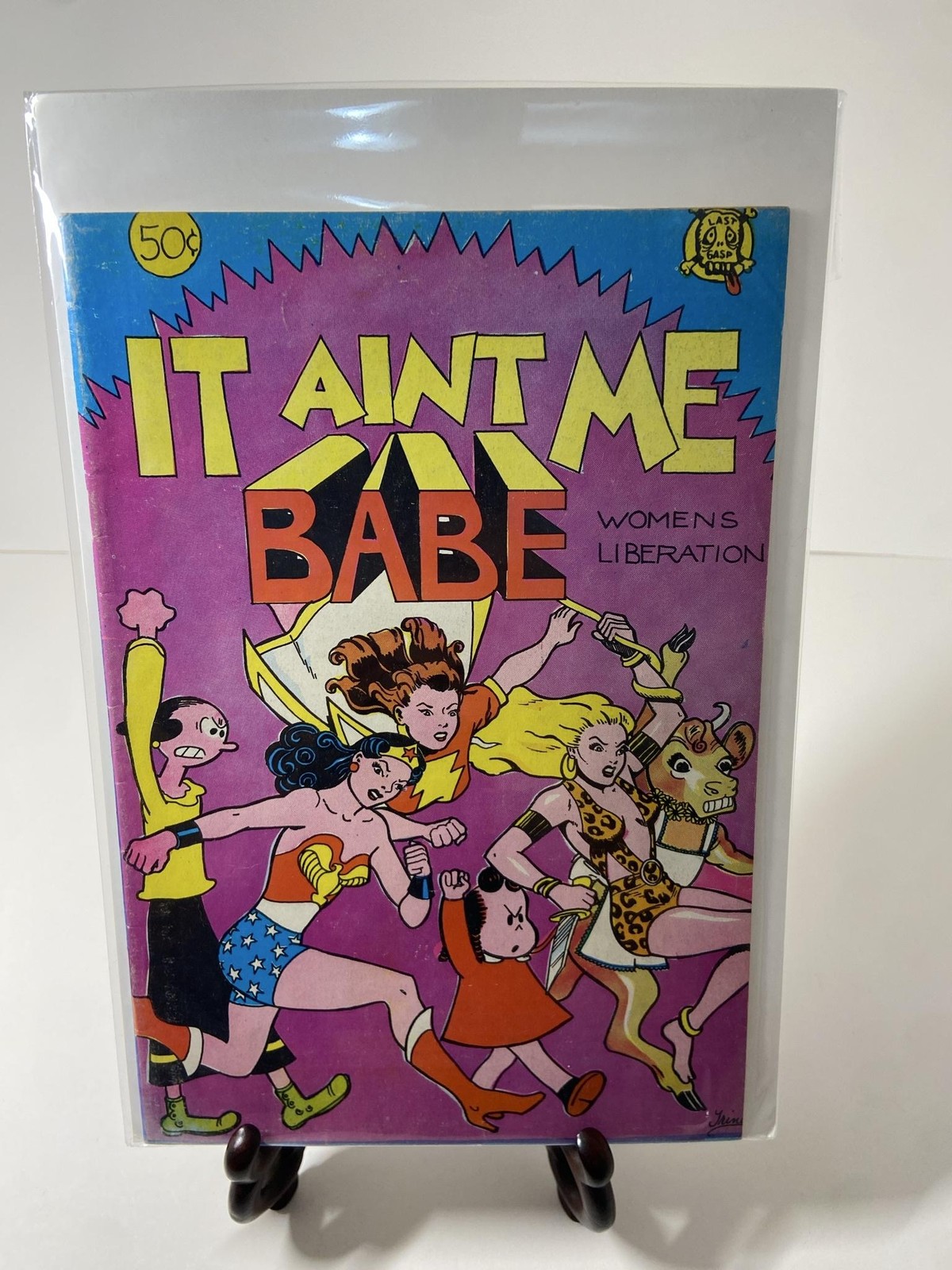 Vintage 1970 Last Gasp It Aint Me Babe Underground Comic Book 50¢ Bronze Age