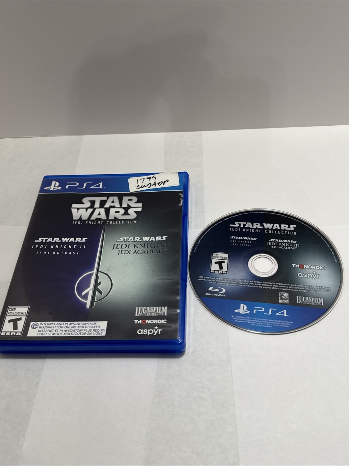 Star Wars Jedi Knight Collection PS4 Sony PlayStation 4 OUTCAST & ACADEMY Tested