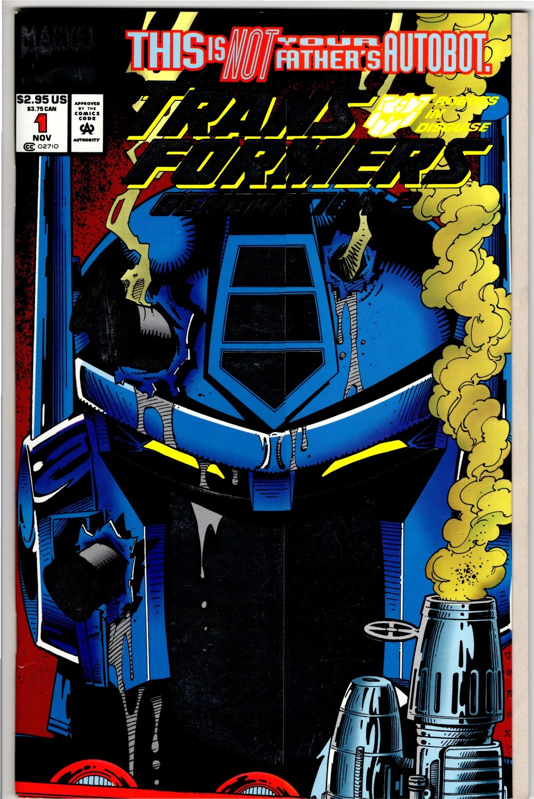 TRANSFORMERS: GENERATION 2 #1 (1993): Newsstand: NM-