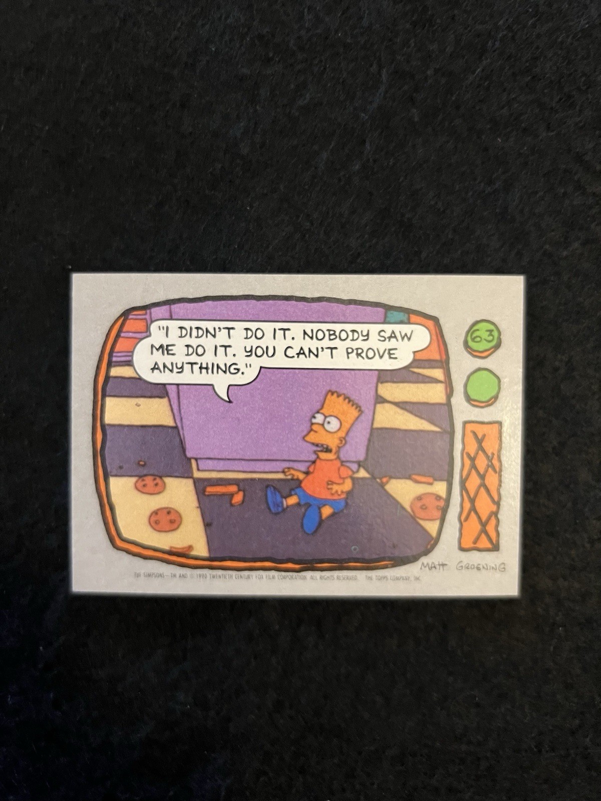 1990 Topps The Simpsons Card #10