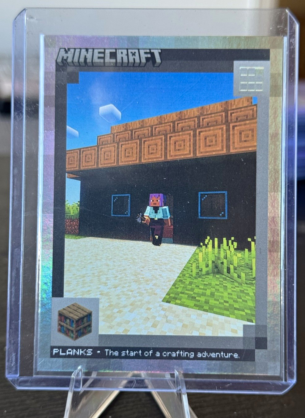 Panini 2024 Minecraft /475 Crafting Chronicles #102 Planks Serial #169