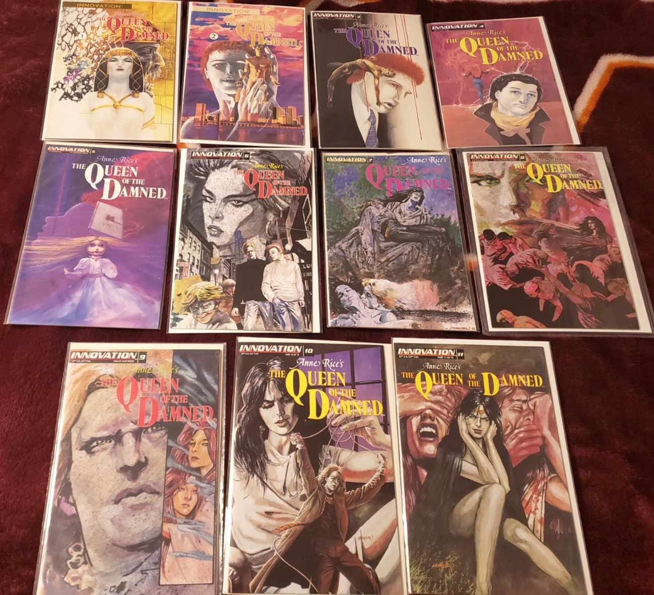 Anne Rice's Queen of the Damned 1-11 Complete Set Lot Vampire Chronicles Lestat
