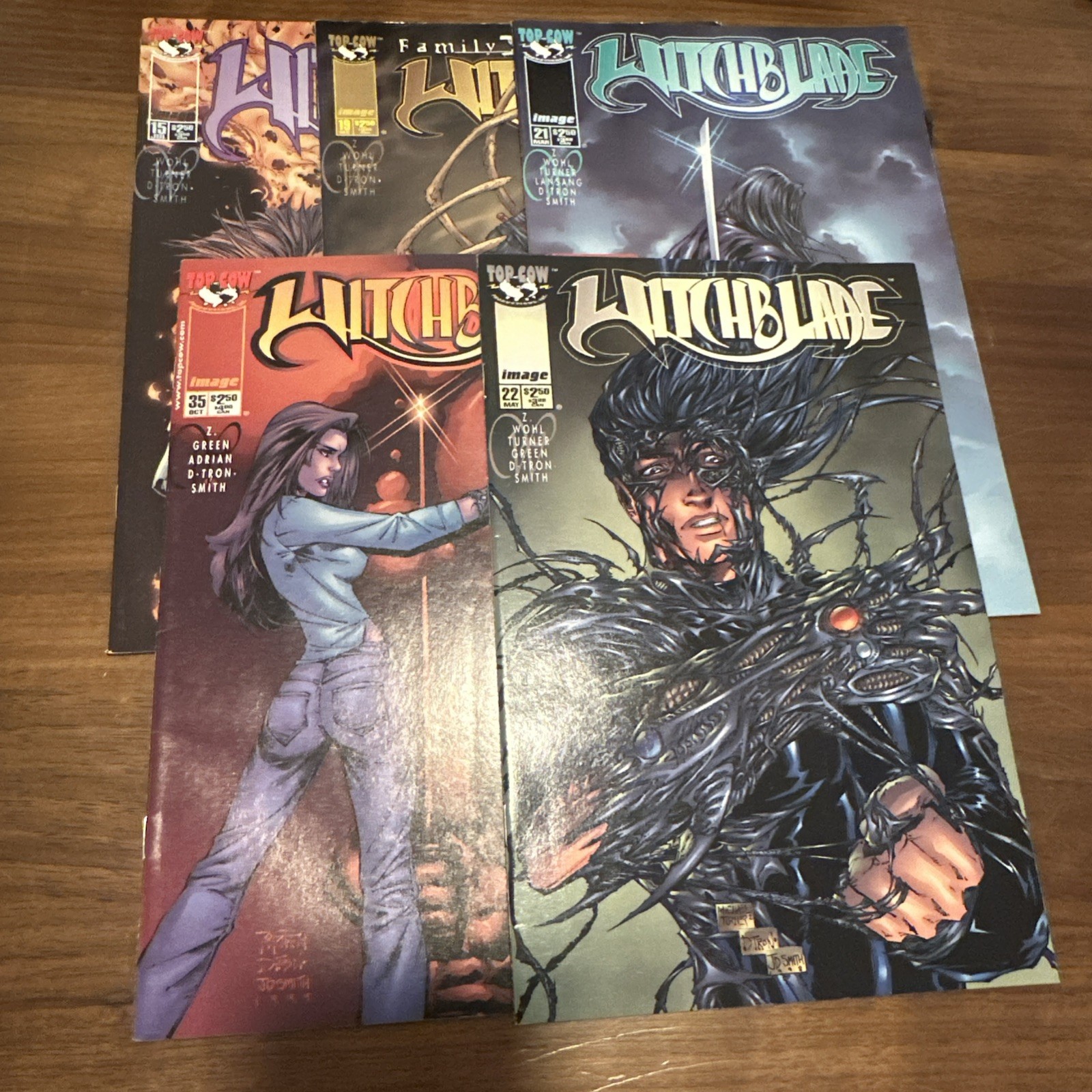 Witchblade 15 19 21 22 35 Top Cow Pinup Lot Of 5 Image Comics - Buy 3 Get 2 Free