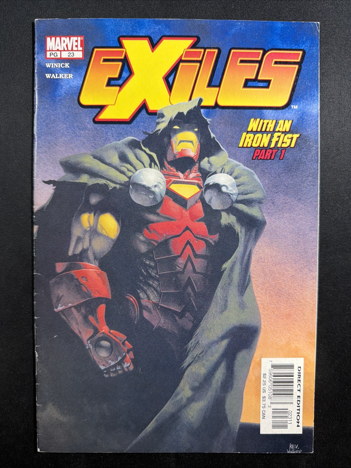 Exiles #23 Marvel 2003 Tony Stark wearing cloak of Doctor Doom Reader Copy *A8
