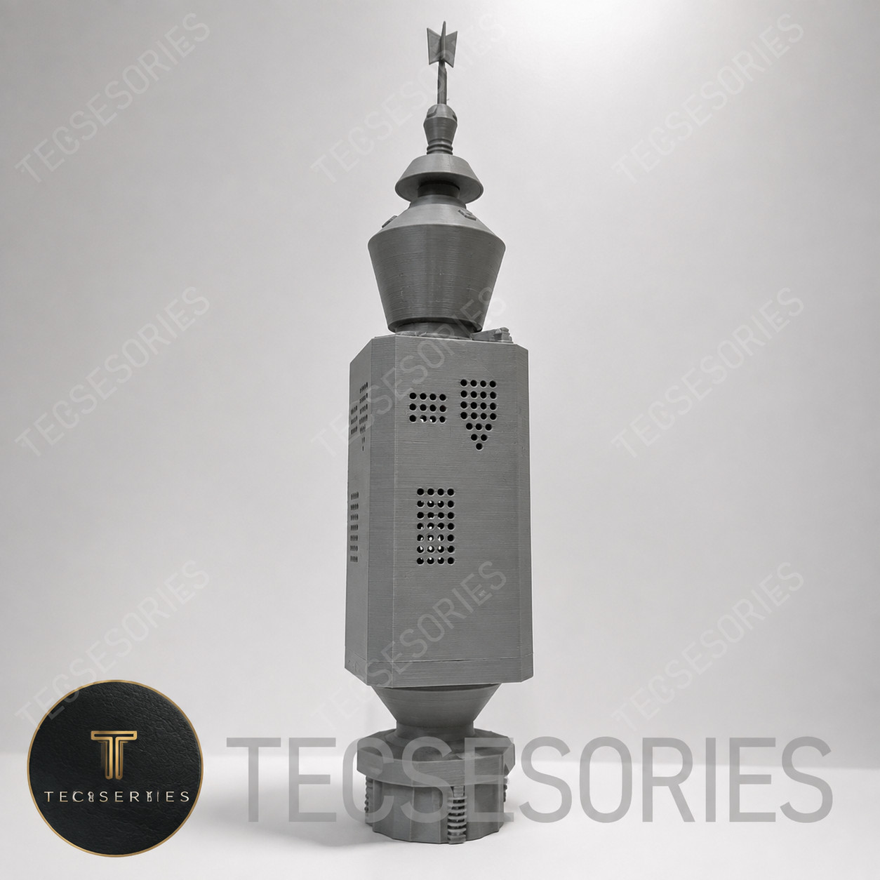 Star Trek Nomad Probe 16in Grey 3D Printed Display Model
