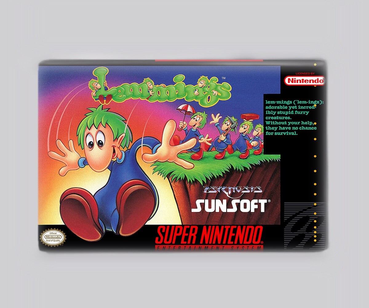 LEMMINGS / SNES - 2