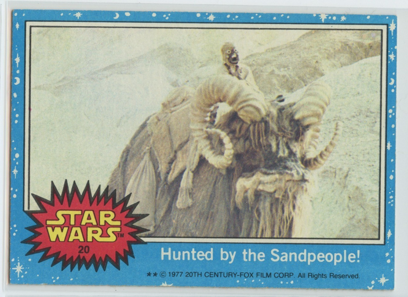 1977 Topps Star Wars Series 1 - #20 Hunted by the Sandpeople