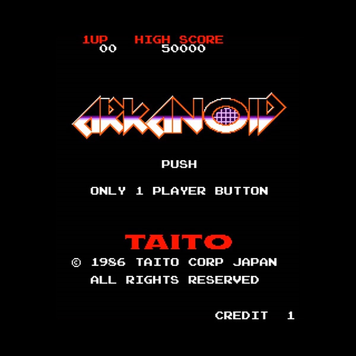 Used Arkanoid PCB PC Board without Paddle Taito 1986 Breakout Arcade Game Japan