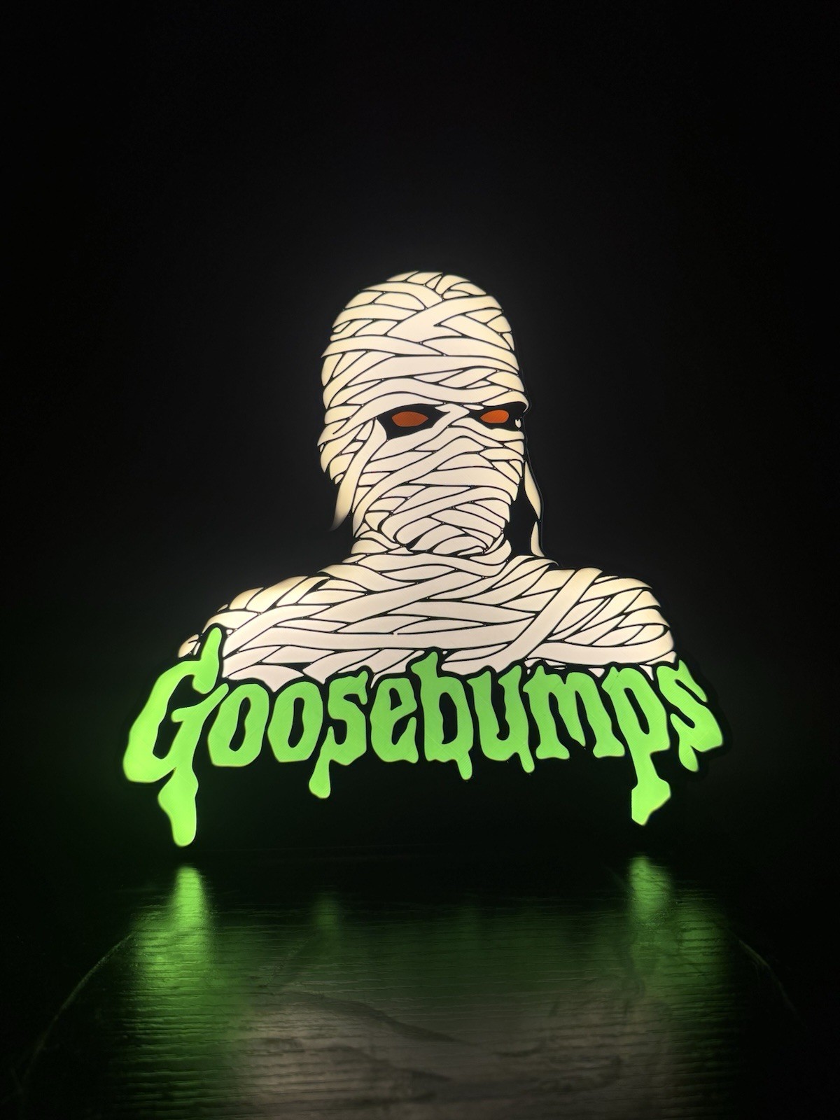 Goosebumps Mummy Light Box 3d Print Horror