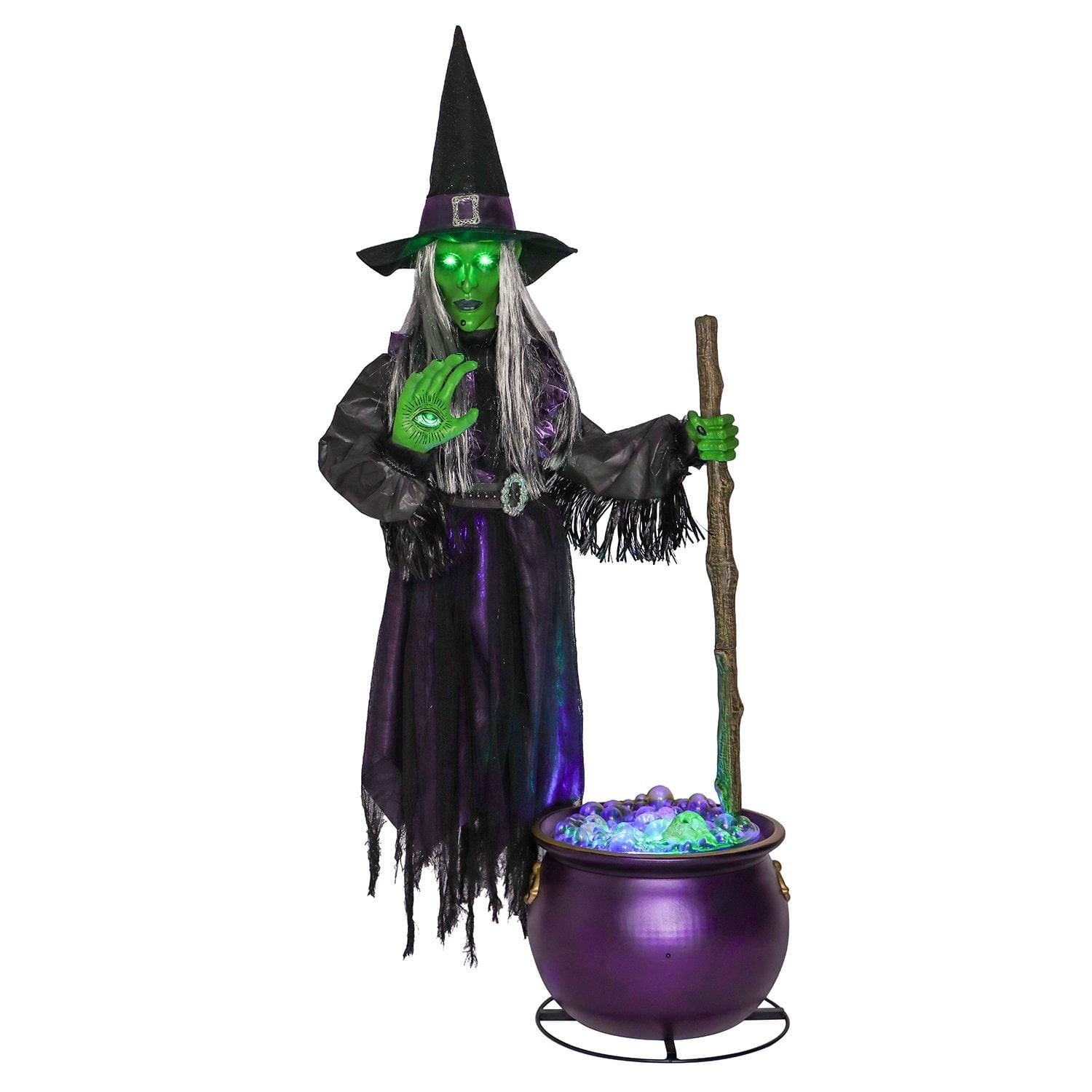 Member\'s Mark 6.5\' Pre-Lit Animated Floating Witch