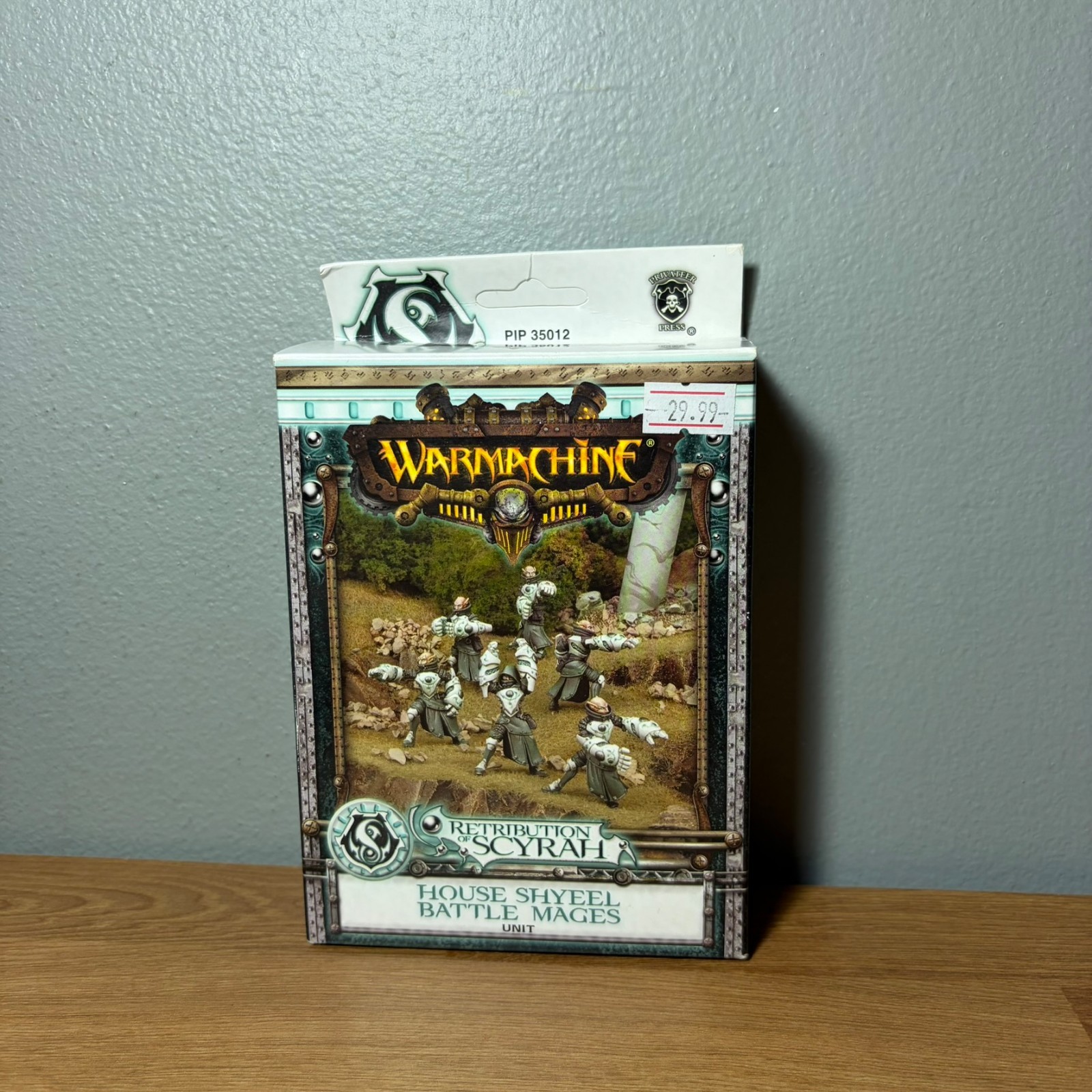 Warmachine Retribution of Scyrah House Shyeel Battle Mages unit Minature Diecast
