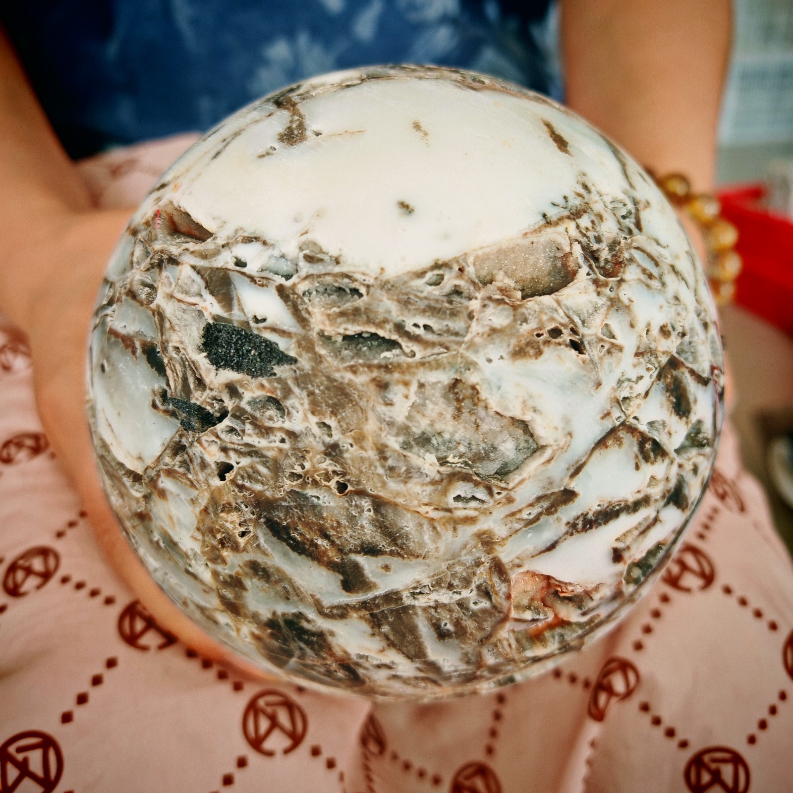 5.5LB Polishing and healing of natural sphalerite crystal balls 2.5kg