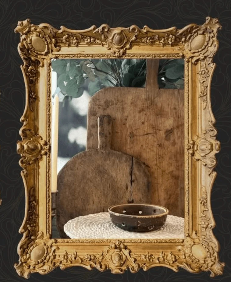 Antique French Rustic Faisselle (Low Brown)