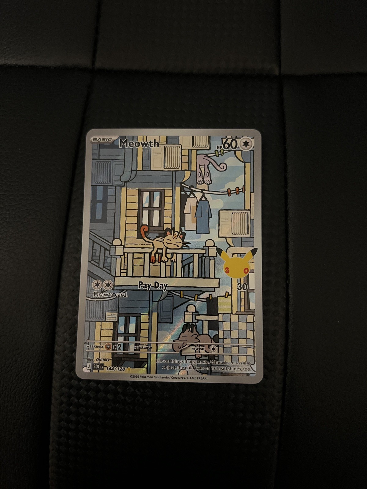 Meowth 144/128 celebrations IR 