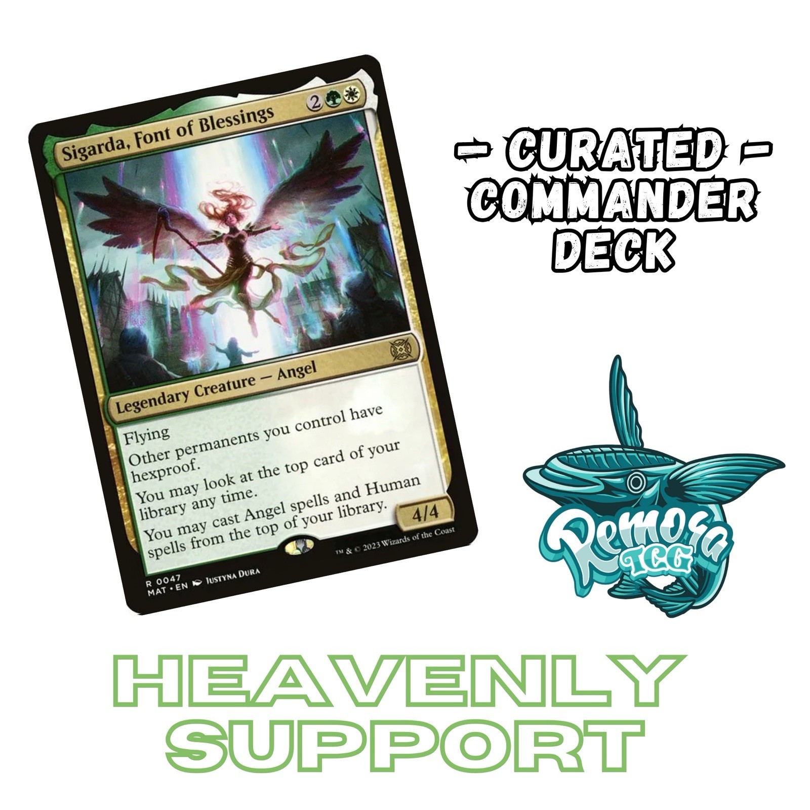 Sigarda, Font Of Blessings Custom Commander Deck |  Ready-to-play EDH | MTG